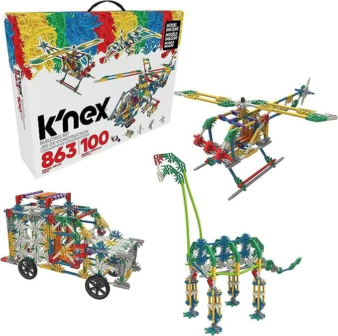 K'NEX 100 Model Imagine Building Set 863 Pieces