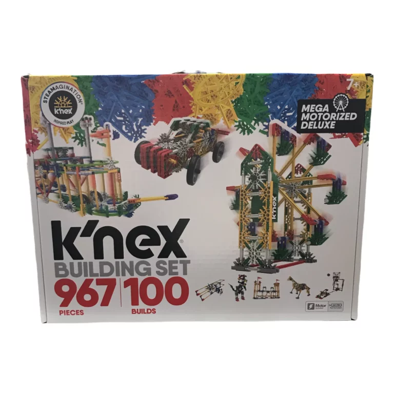 K'NEX Mega Motorized Deluxe Building Set 100 models 967 pieces