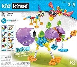 Kid K'NEX Dino Dudes Building Set Box