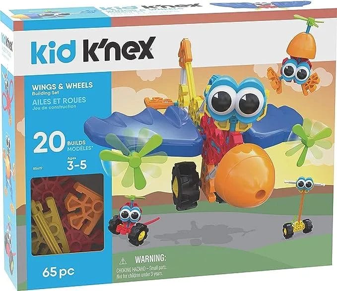 Kid K'NEX Wings & Wheels Building Set Box