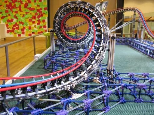 Home Build K'NEX Roller Coaster