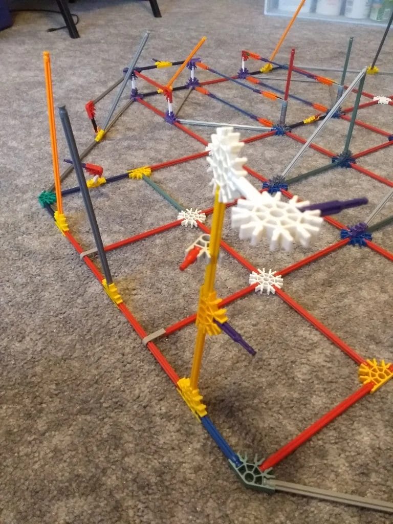 K'NEX Scorpion Express Coaster Step 5 9