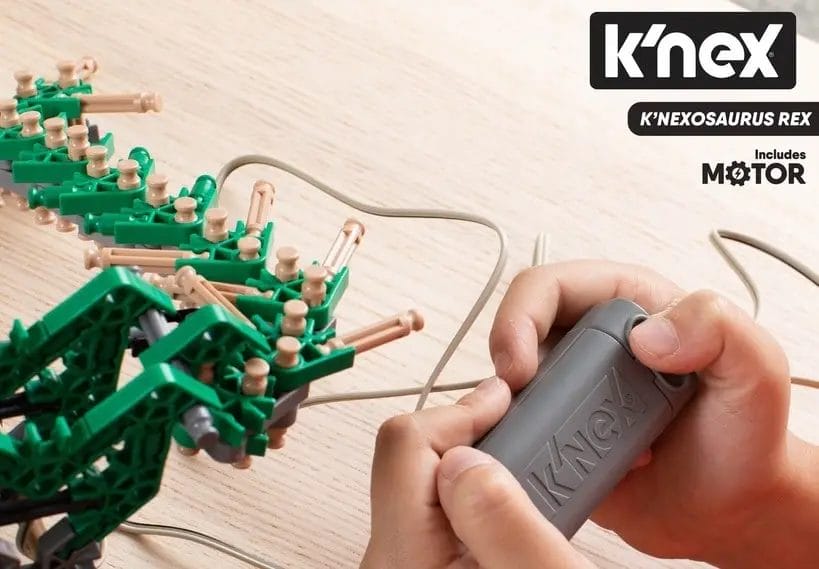 Kid Plays with K'NEXOSAURUS REX