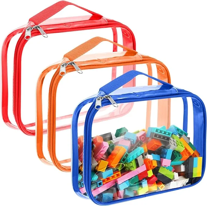 Sanwuta 3 Packs Toy Storage Bags with Zipper
