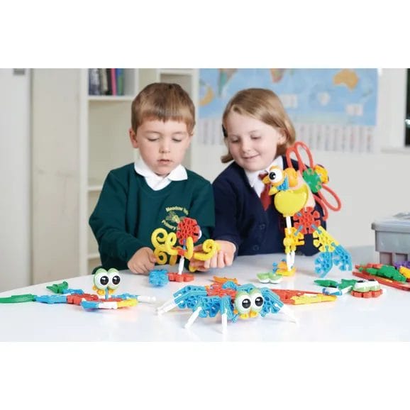 Kids play with Kid K'NEX