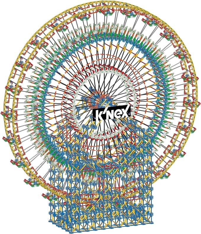 K'NEX Thrill Rides 6-Foot Ferris Wheel, 8,551 classic pieces | Age 16+|