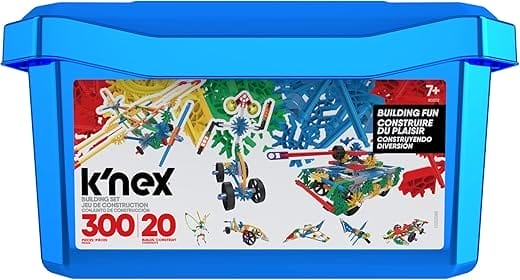 K'NEX Classics Building Fun Tub Set with 300 pcs and 20 different building ideas