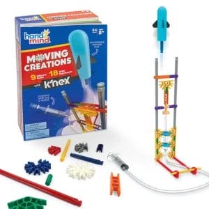 hand2mind Moving Creations with K'NEX, Book and Building Kit 